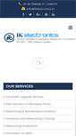 Mobile Screenshot of ikelectronics.in